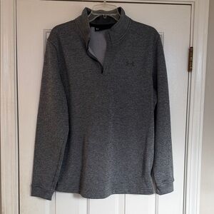 Under Armour Men’s Quarter Zip Training Pullover Gray Size Large